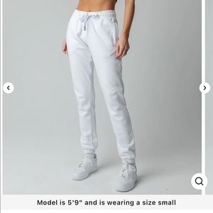 White talentless sweatpants